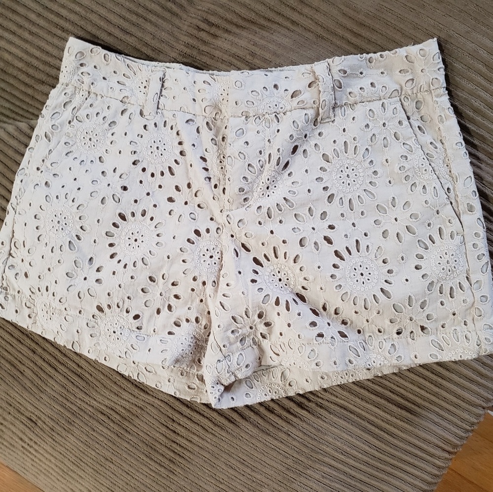 Loft Eyelet Shorts